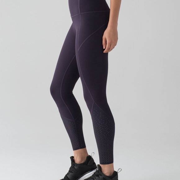 lululemon Anew Tight in Black Grape Size 6 - Picture 1 of 8